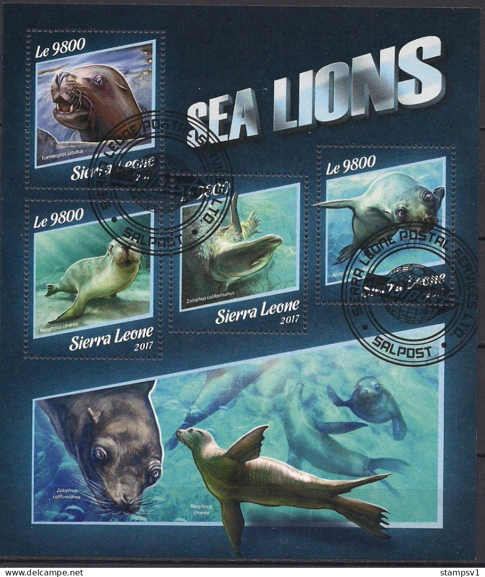 Sea Lions. (190a) - Andere & Zonder Classificatie