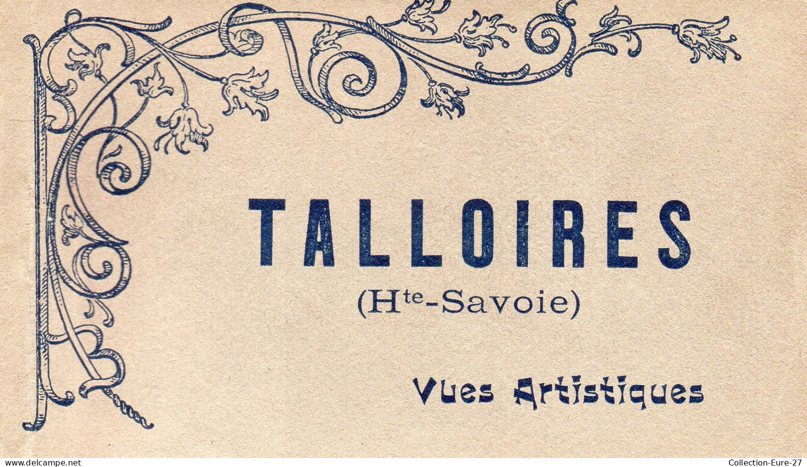 (23/04/24) 74-CPA TALLOIRES - CARNET COMPLET DE 9 CARTES - Talloires