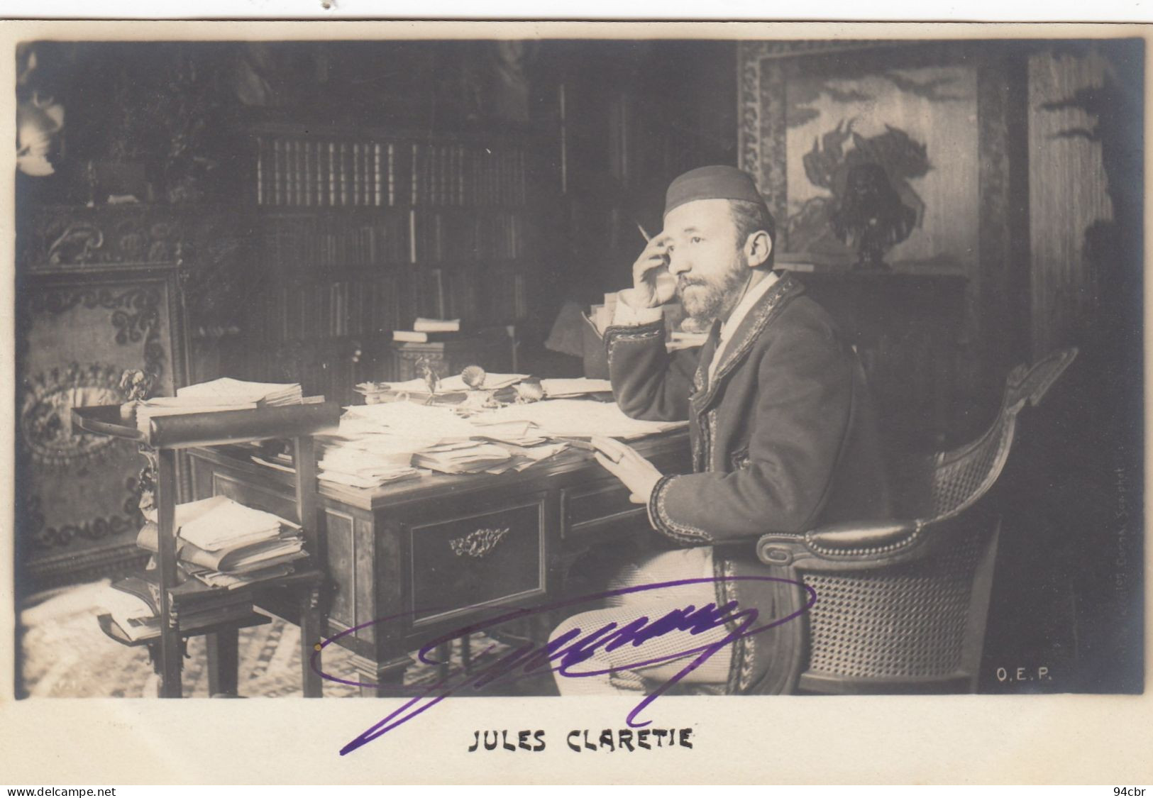 CPA (  Ecrivain )  JULES CLARETIE   (b.bur Theme) - Escritores