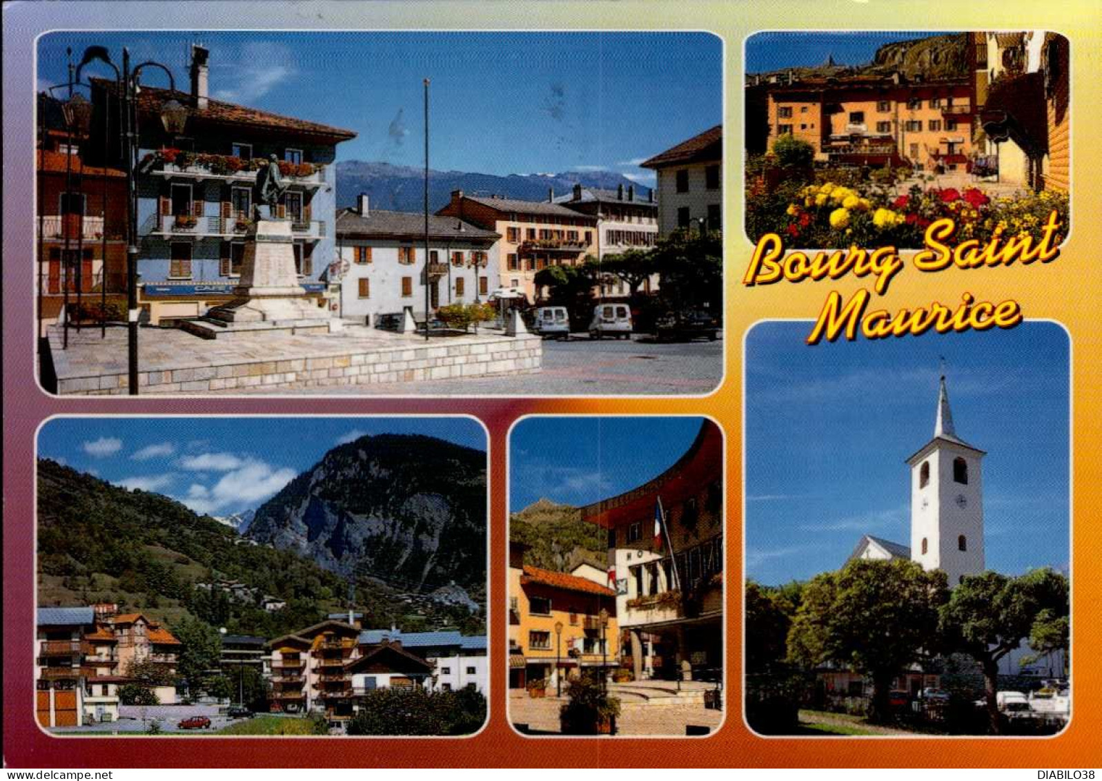 BOURG-SAINT-MAURICE    ( SAVOIE )   LOT DE 2 CARTES . MULTI-VUES - Bourg Saint Maurice