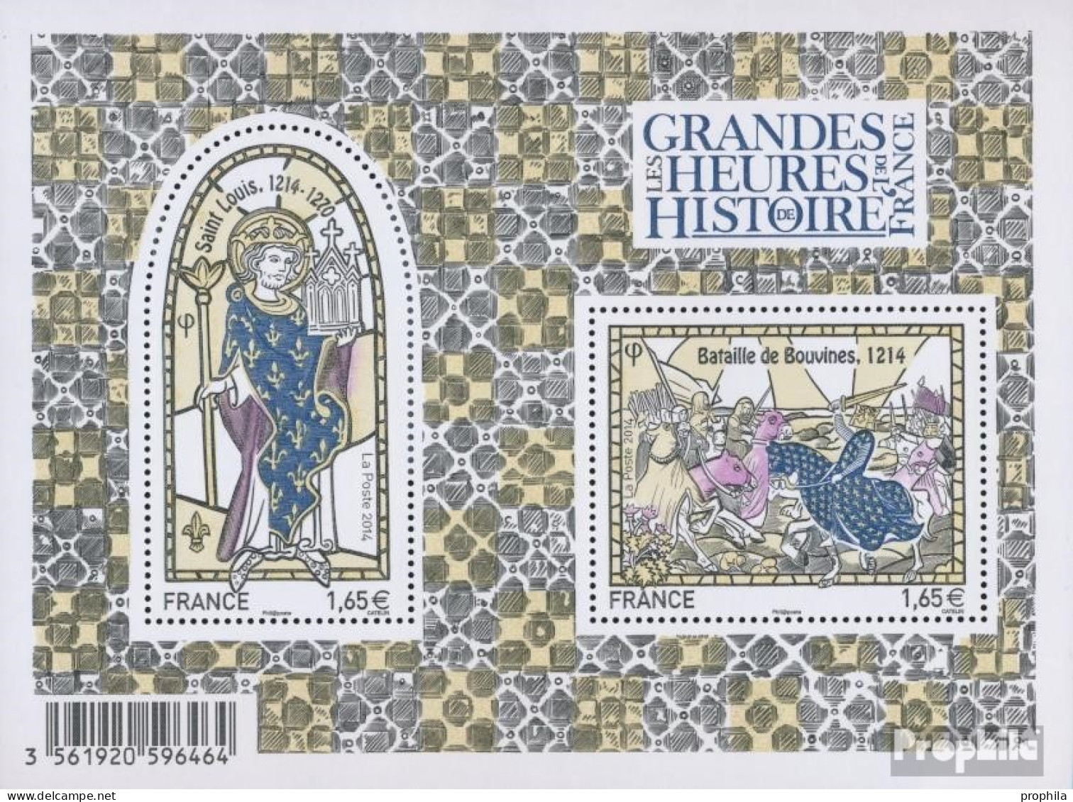 Frankreich Block246 (kompl.Ausg.) Postfrisch 2014 Geschichtliche Ereignisse - Unused Stamps
