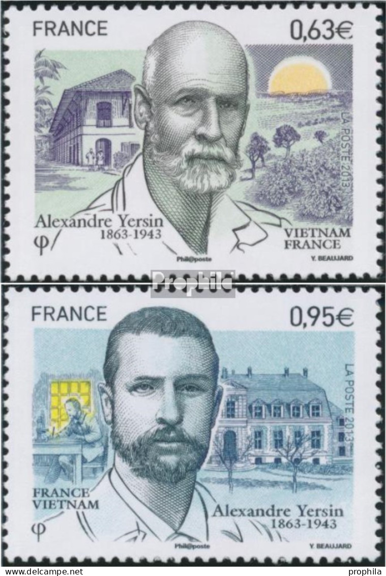 Frankreich 5674-5675 (kompl.Ausg.) Postfrisch 2013 Alexandre Yersin - Unused Stamps