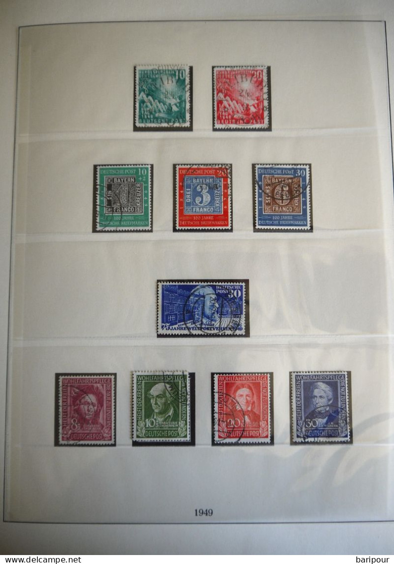 Sammlung Bund 1949-1993 Komplett & Gestempelt In Lindner T Falzlos Vordruckalben - Used Stamps