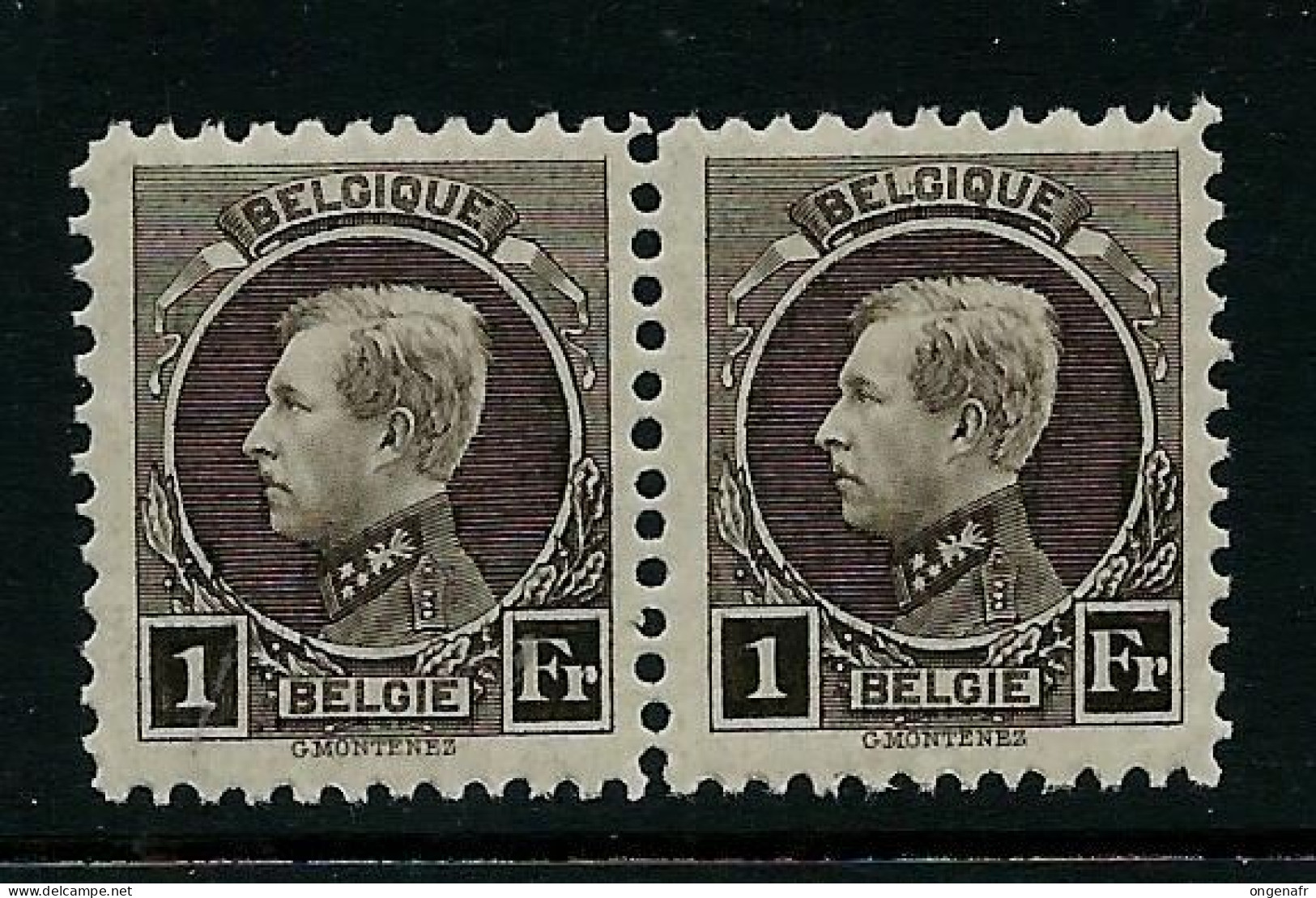 N° 214 En Paire ** - 1921-1925 Kleine Montenez