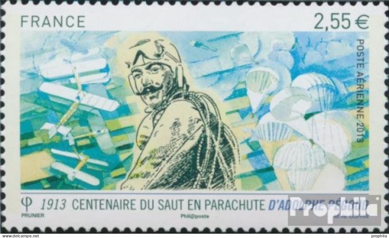 Frankreich 5593 (kompl.Ausg.) Postfrisch 2013 Fallschirmabsprung - Unused Stamps
