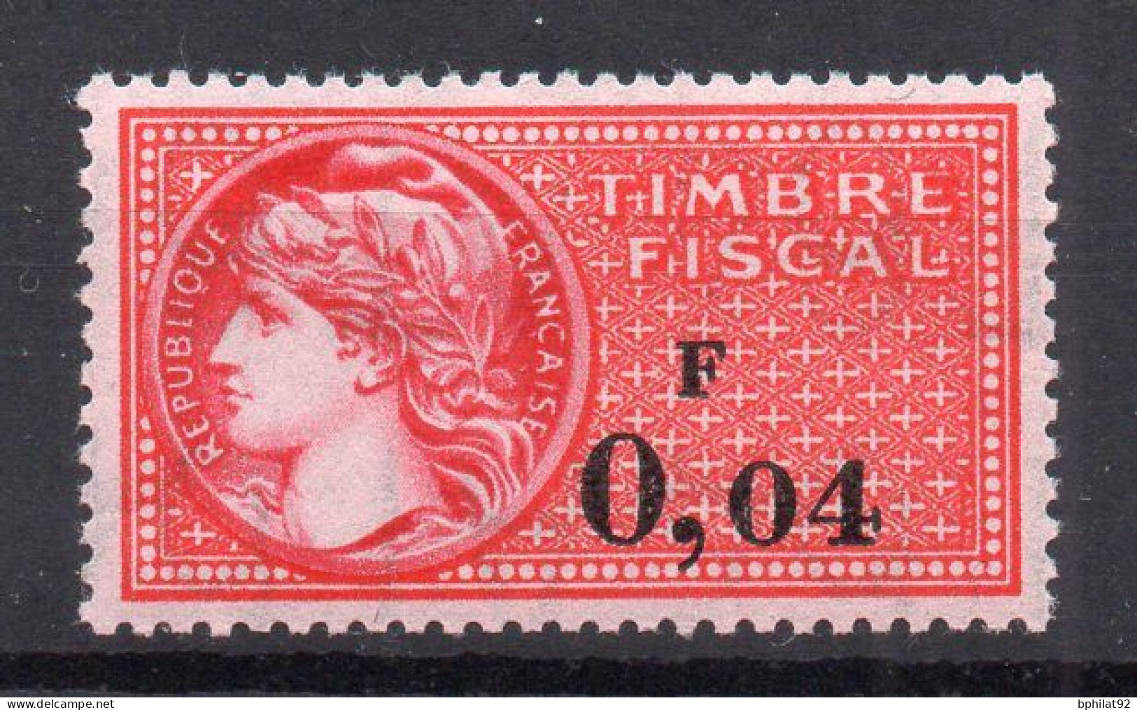 !!! TIMBRE FISCAL N°362 NEUF** - Zegels