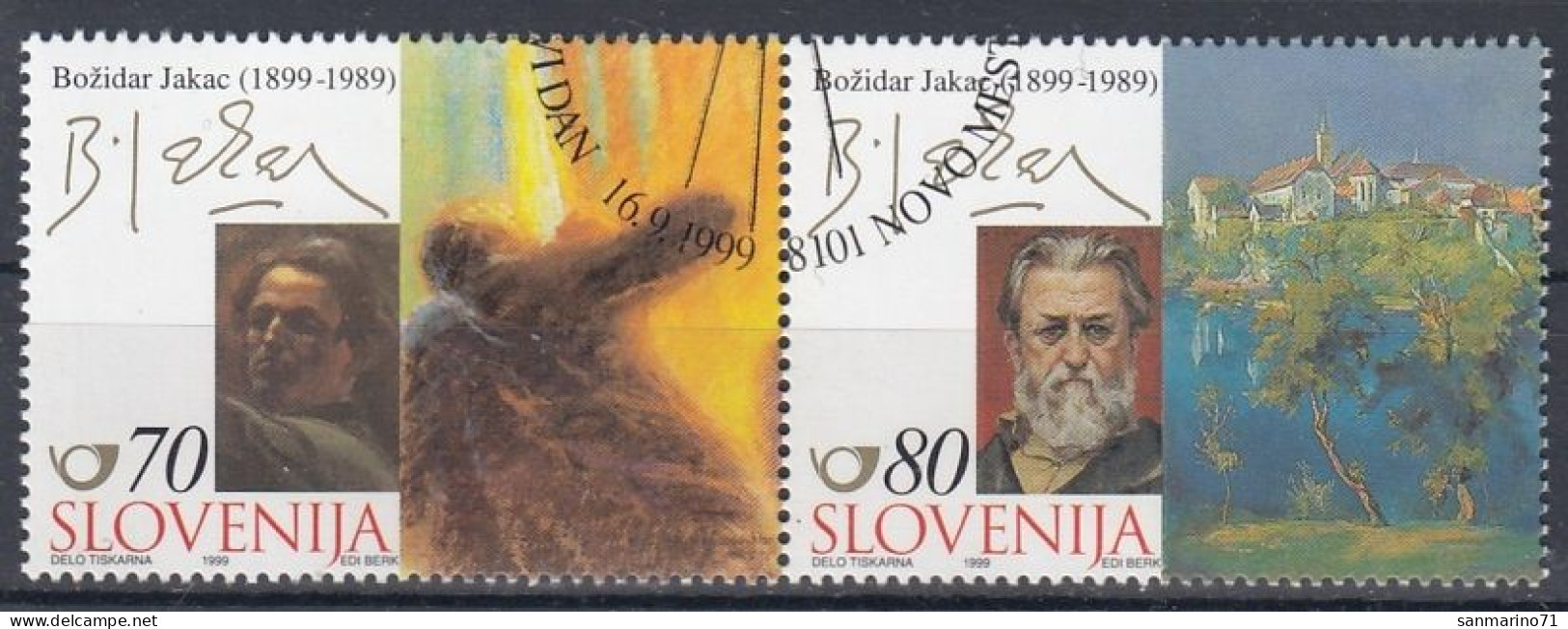 SLOVENIA 272-273,used,hinged - Otros & Sin Clasificación