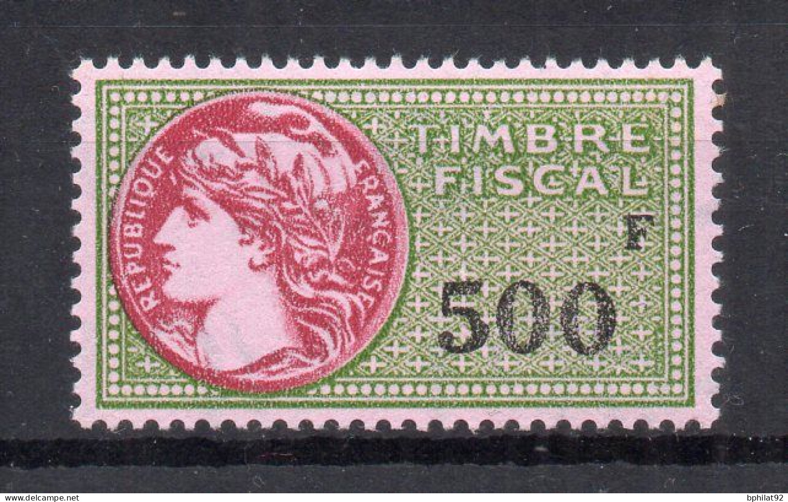 !!! TIMBRE FISCAL N°482 NEUF** - Timbres