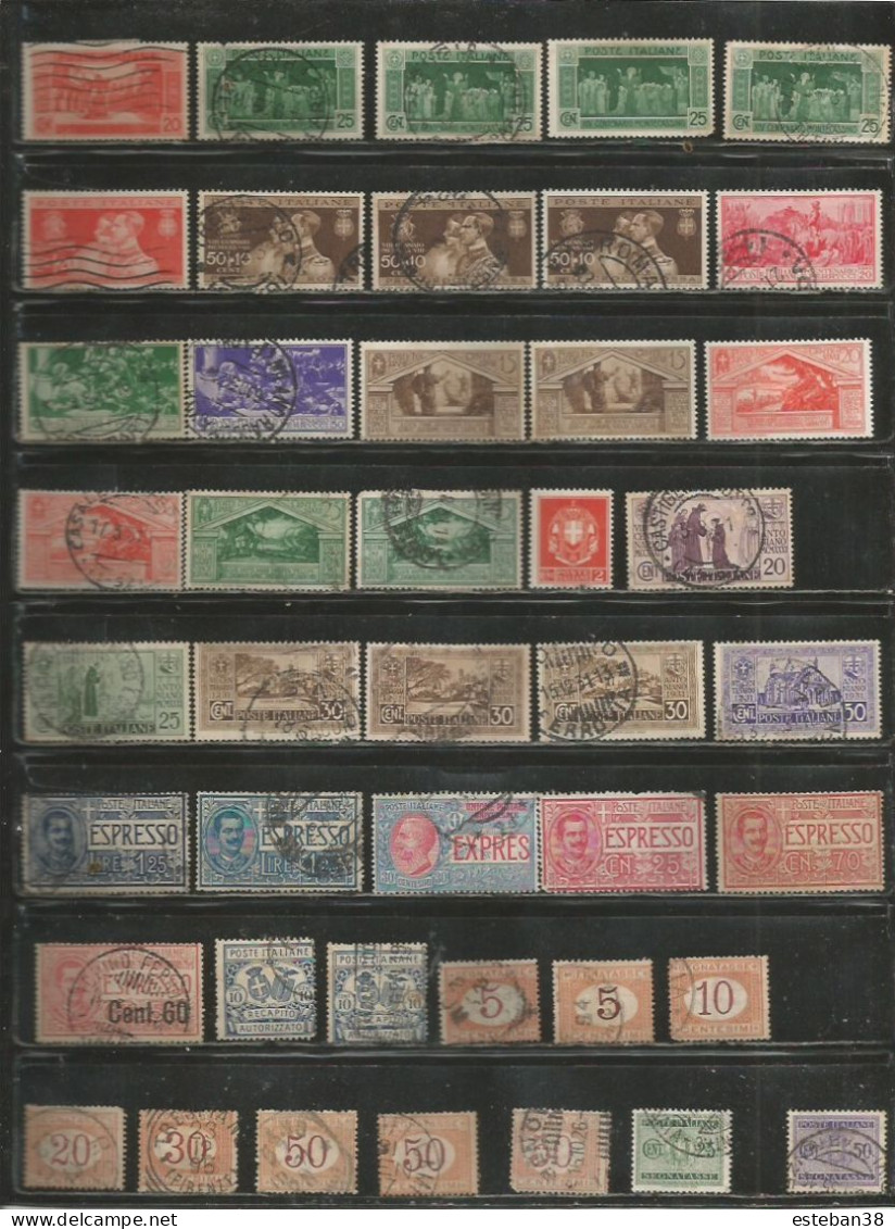 Italie Timbres Diverses - Lotti E Collezioni