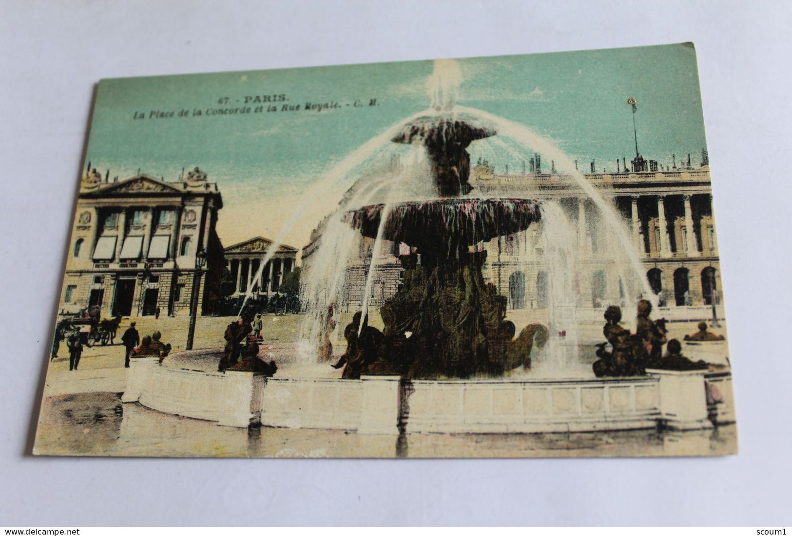 Paris - La Place De La Concorde Et La Rue Royale - Andere Monumenten, Gebouwen