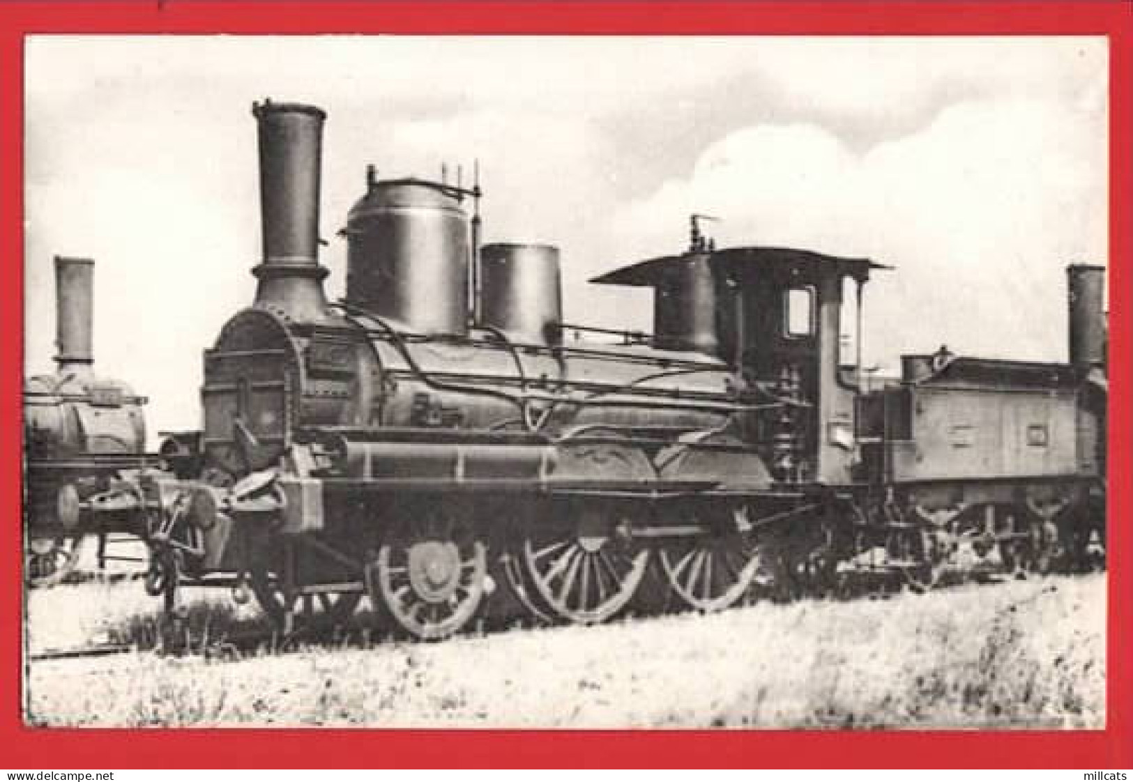 LES LOCOMOTIVES FRANCAISES  D'ORLEANS    CARD 8 MACHINE  No 10497 - Trains