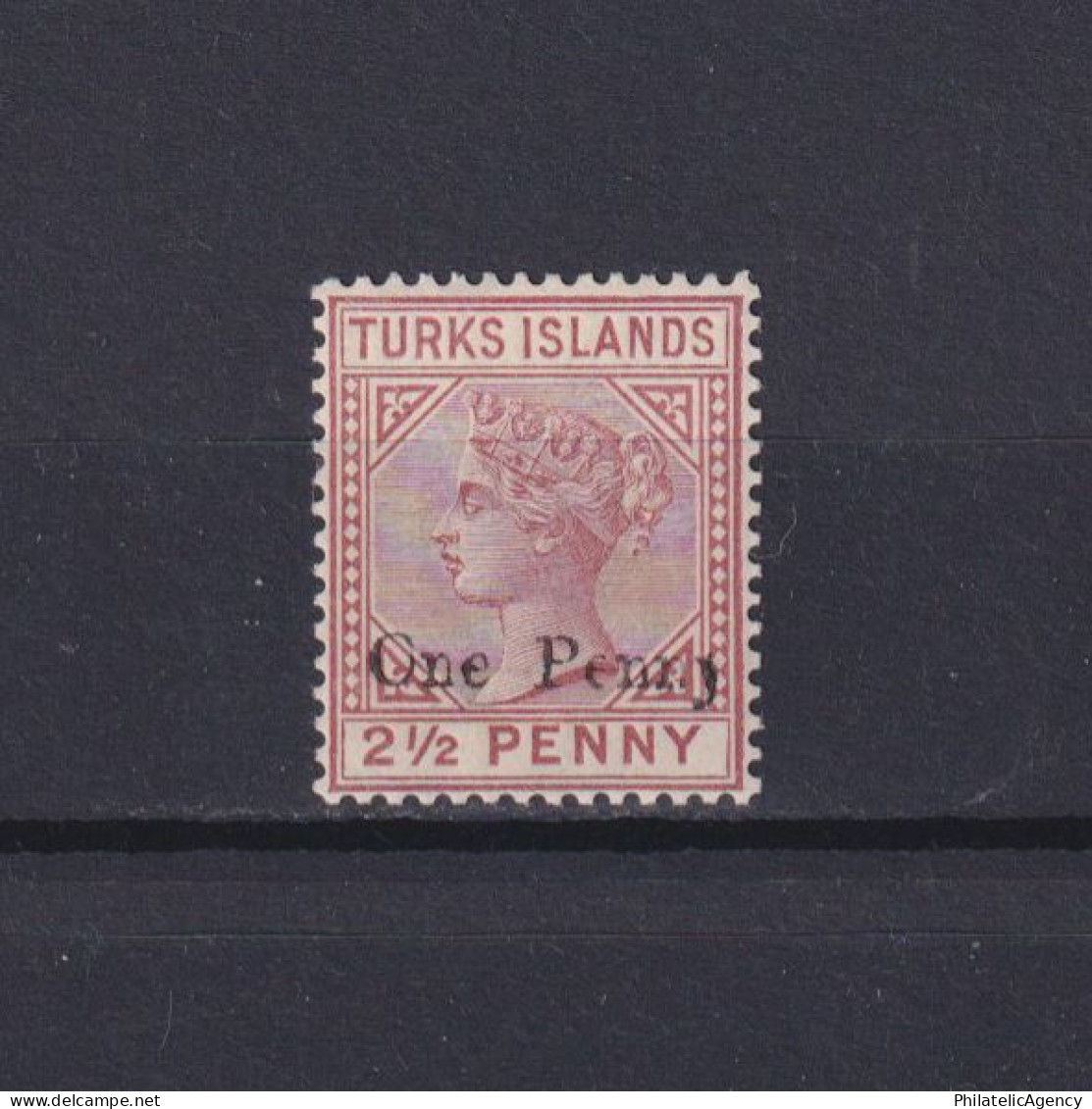 TURKS ISLANDS 1889, SG #61, CV £25, Queen Victoria, MH - Turcas Y Caicos