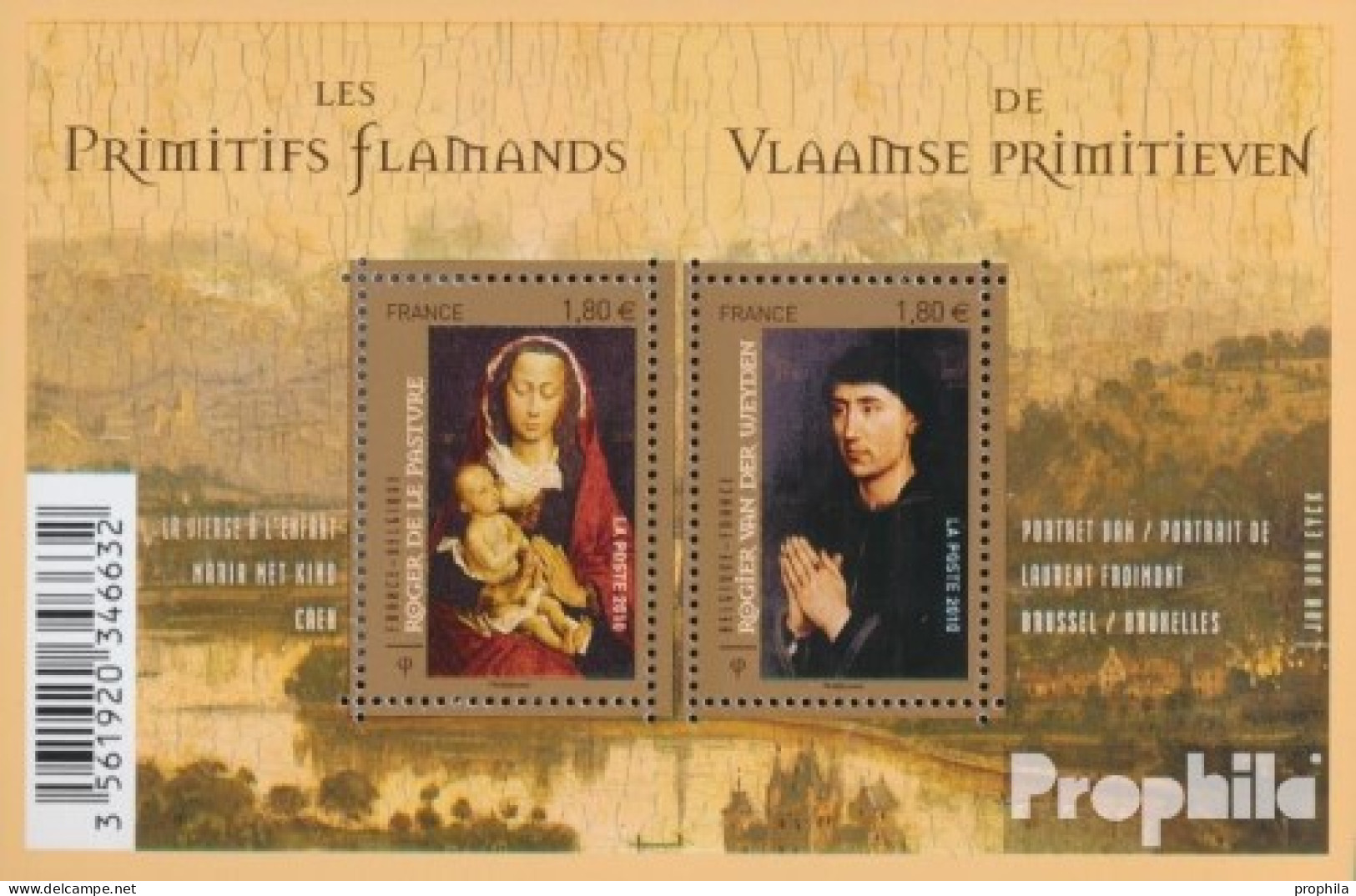 Frankreich Block145 (kompl.Ausg.) Postfrisch 2010 Frühe Flämische Malerei - Unused Stamps