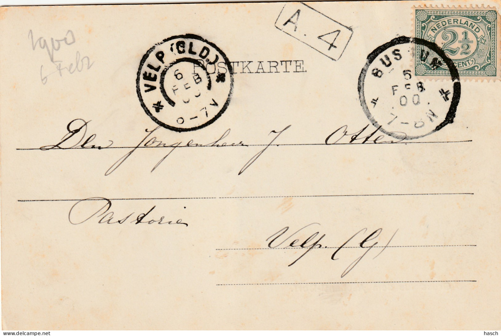 4932 9 Gruss Aus Dem Aschanti Dorf. (Postmark 1900)  - Indonésie