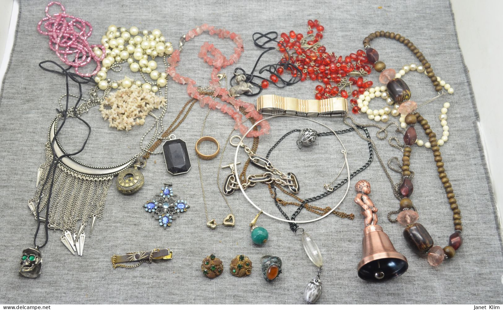 Sale Lot Vintage Jewelry From Different Periods Of Time 470 G - Halsketten