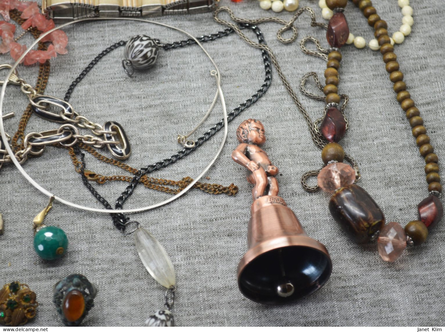 Sale Lot Vintage Jewelry From Different Periods Of Time 470 G - Halsketten