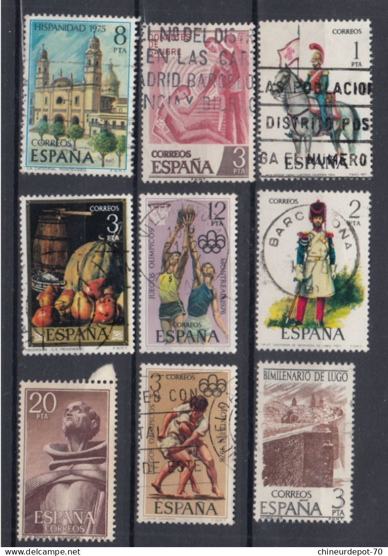 TIMBRES ESPANA ESPAGNE SPAIN NON Classés - Other & Unclassified