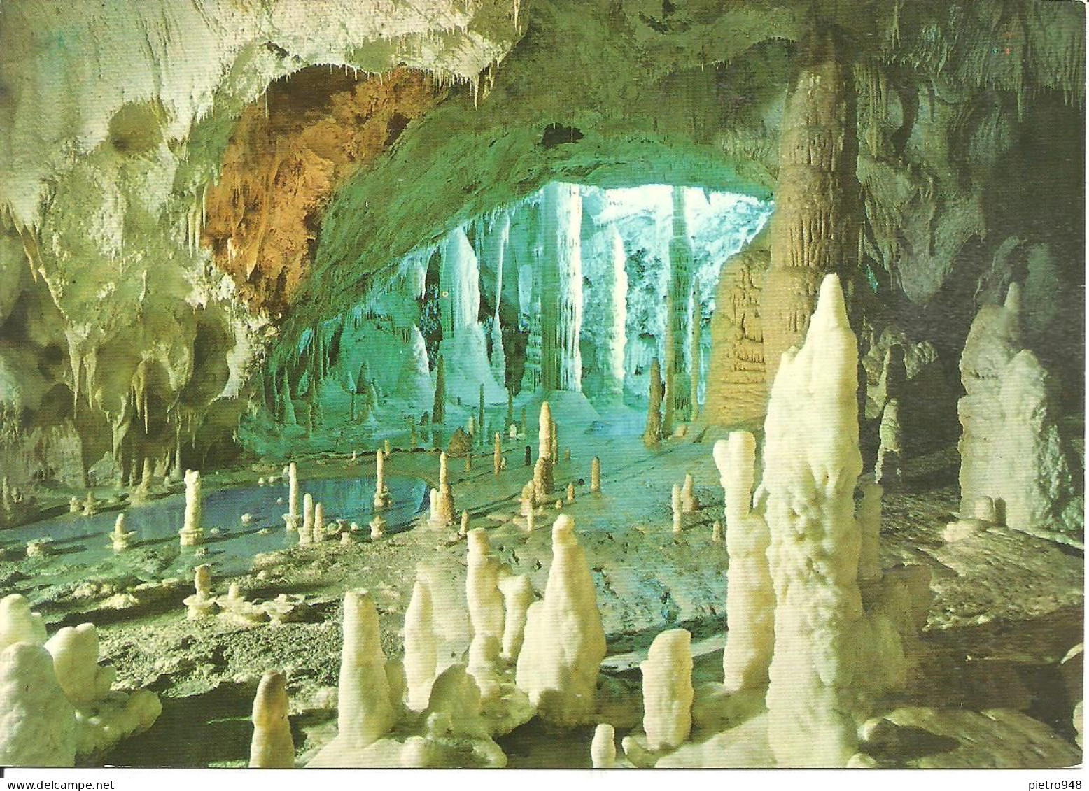 Genga (Ancona) Frasassi, Stock/Blocco/Lot N. 3 Cartoline Grotte Di Frasassi - Ancona