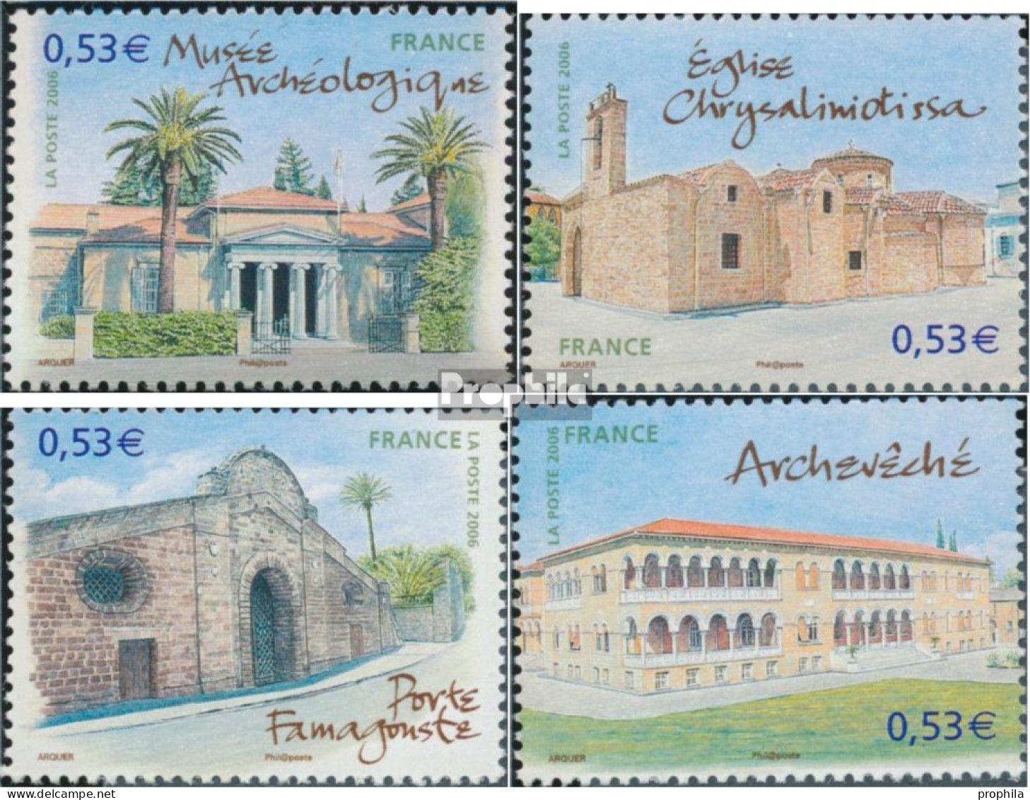 Frankreich 4103-4106 (kompl.Ausg.) Postfrisch 2006 Hauptstädte Europas - Nuevos