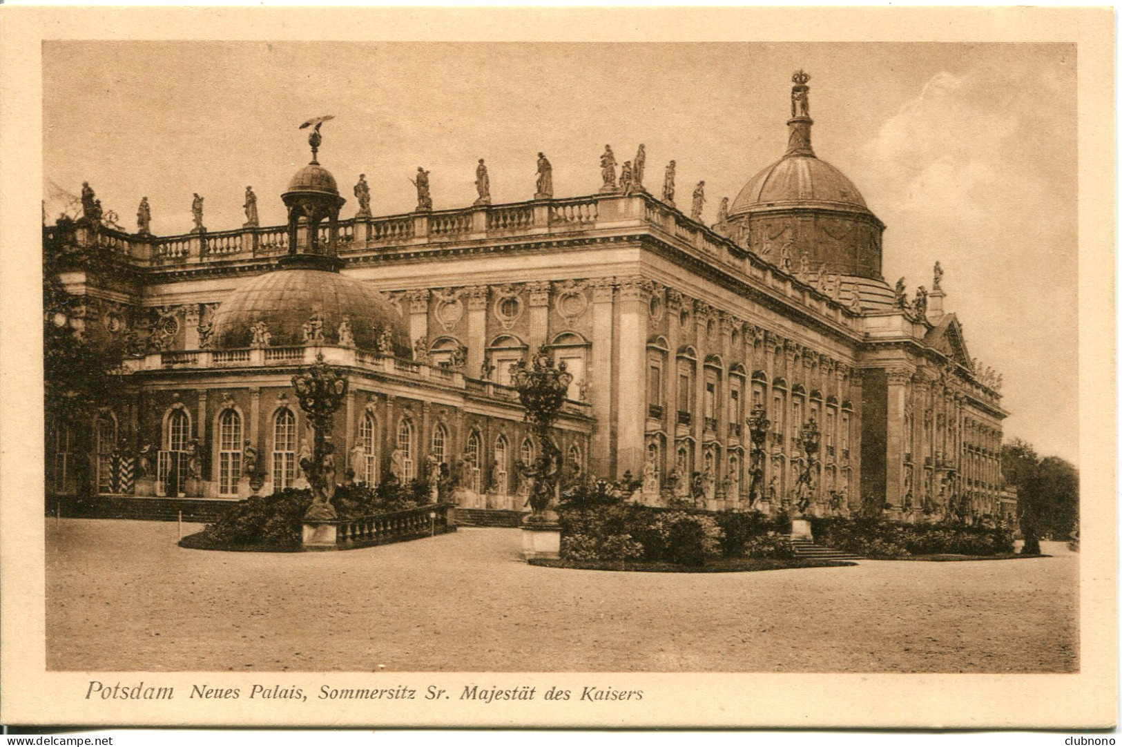 CPA - POTSDAM - NEUES PALAIS, SOMMERSITZ SR. MAJESTAT DES KAISERS - Potsdam