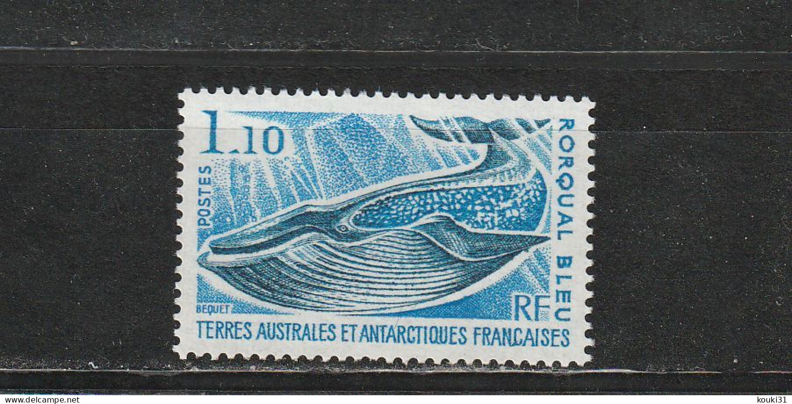 TAAF YT 64 ** : Rorqual Bleu - 1977 - Unused Stamps