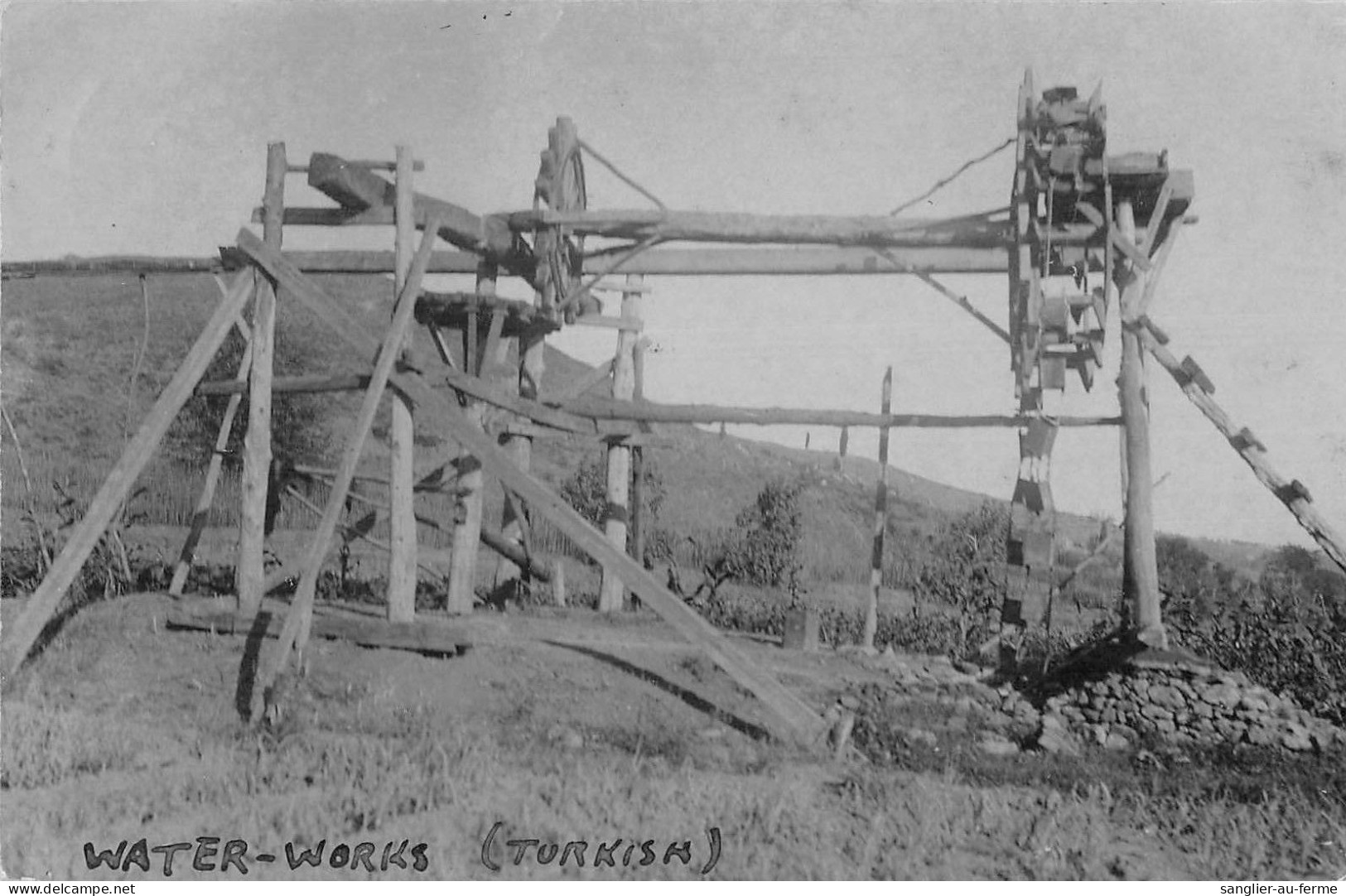 CPA / TURQUIE / CARTE PHOTO / WATER WORKS / TURKISH - Turchia