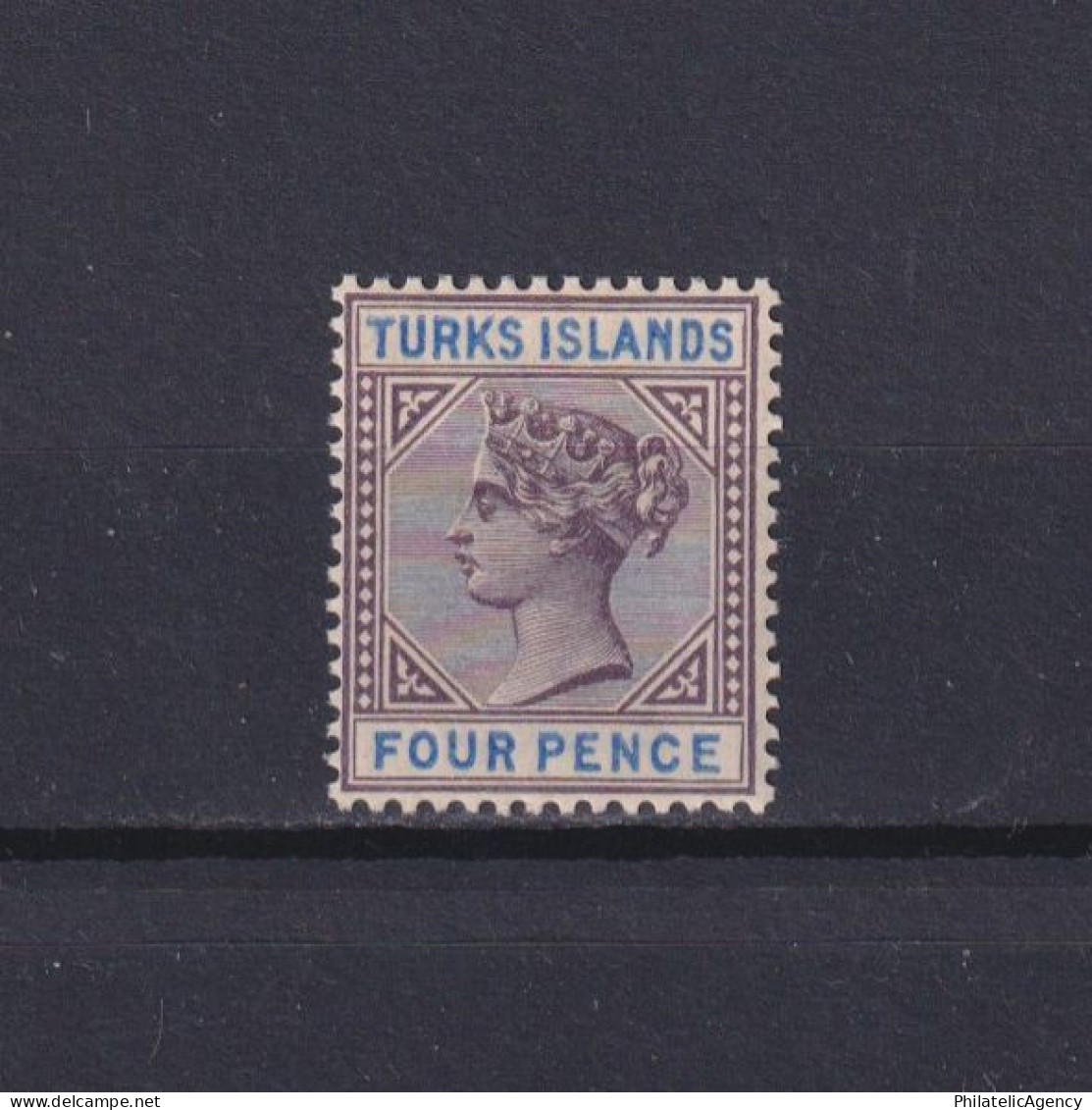 TURKS ISLANDS 1895, SG #71, CV £25, Queen Victoria, MH - Turcas Y Caicos