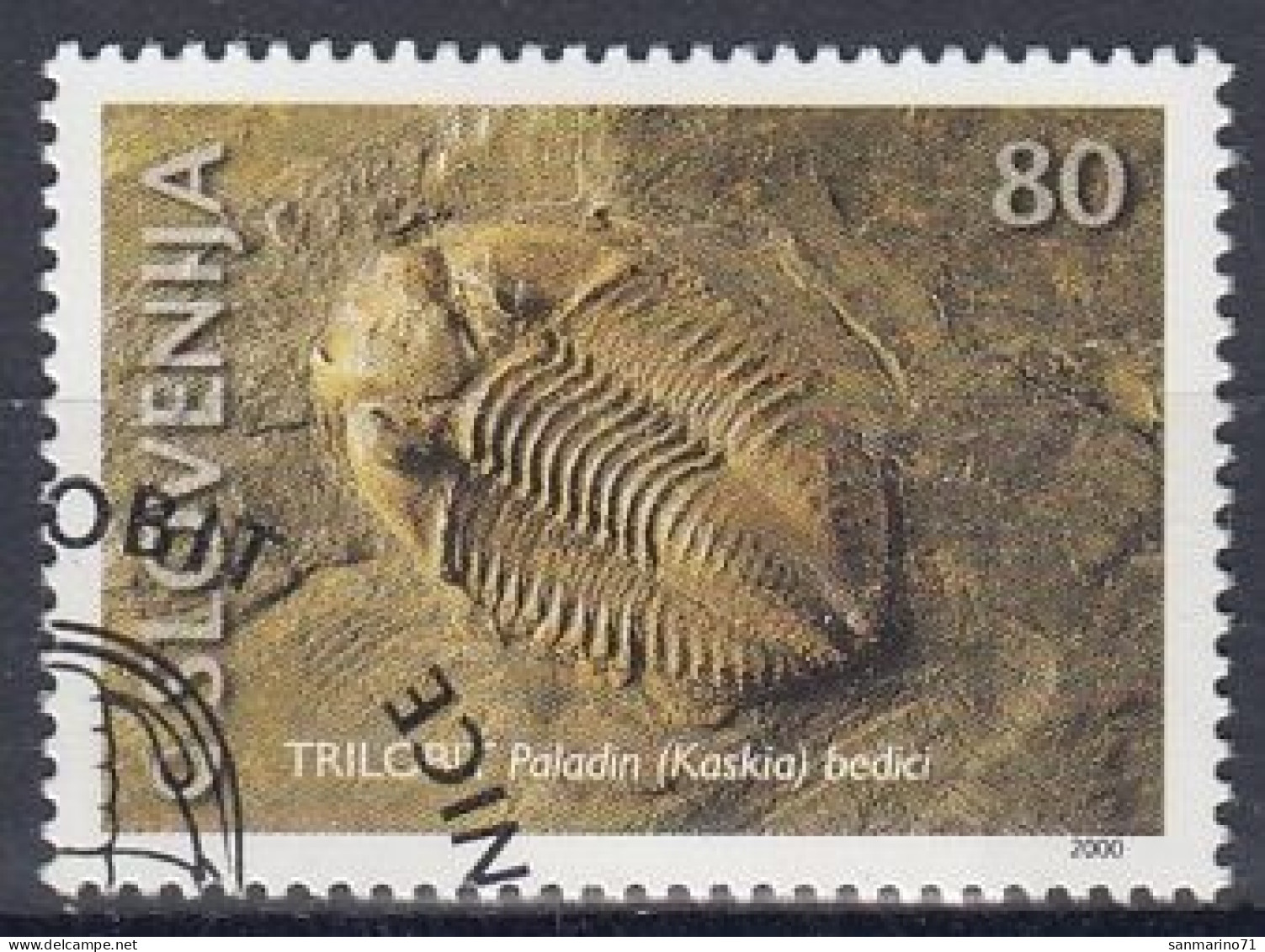 SLOVENIA 295,used,hinged - Fossilien