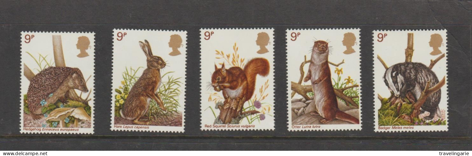 Great Britain 1977 British Wildlife Set Of 5 MNH ** - Other & Unclassified