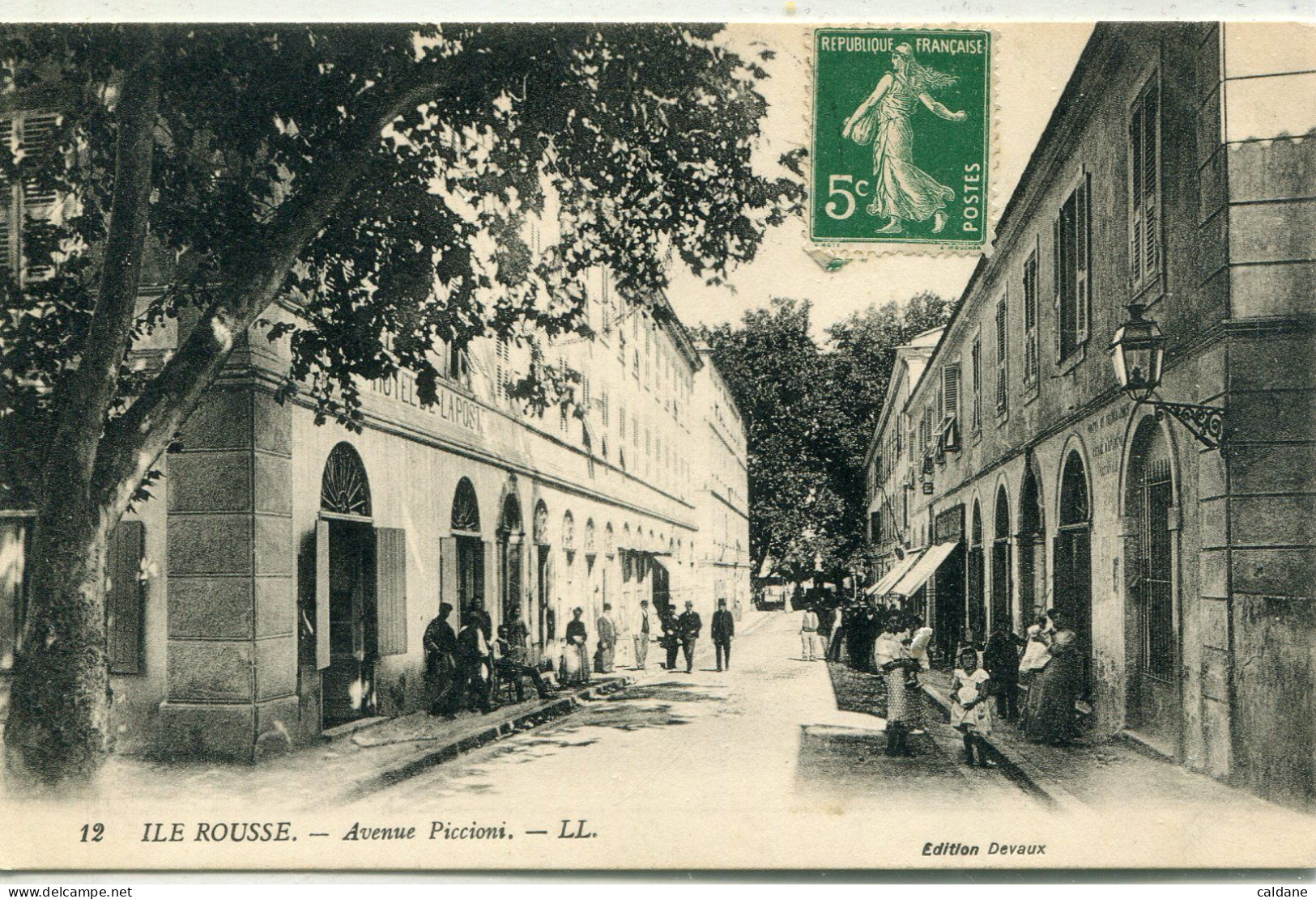 -   2B- CORSE - .  ILE ROUSSE.  -  Avenue Piccioni - Bastia