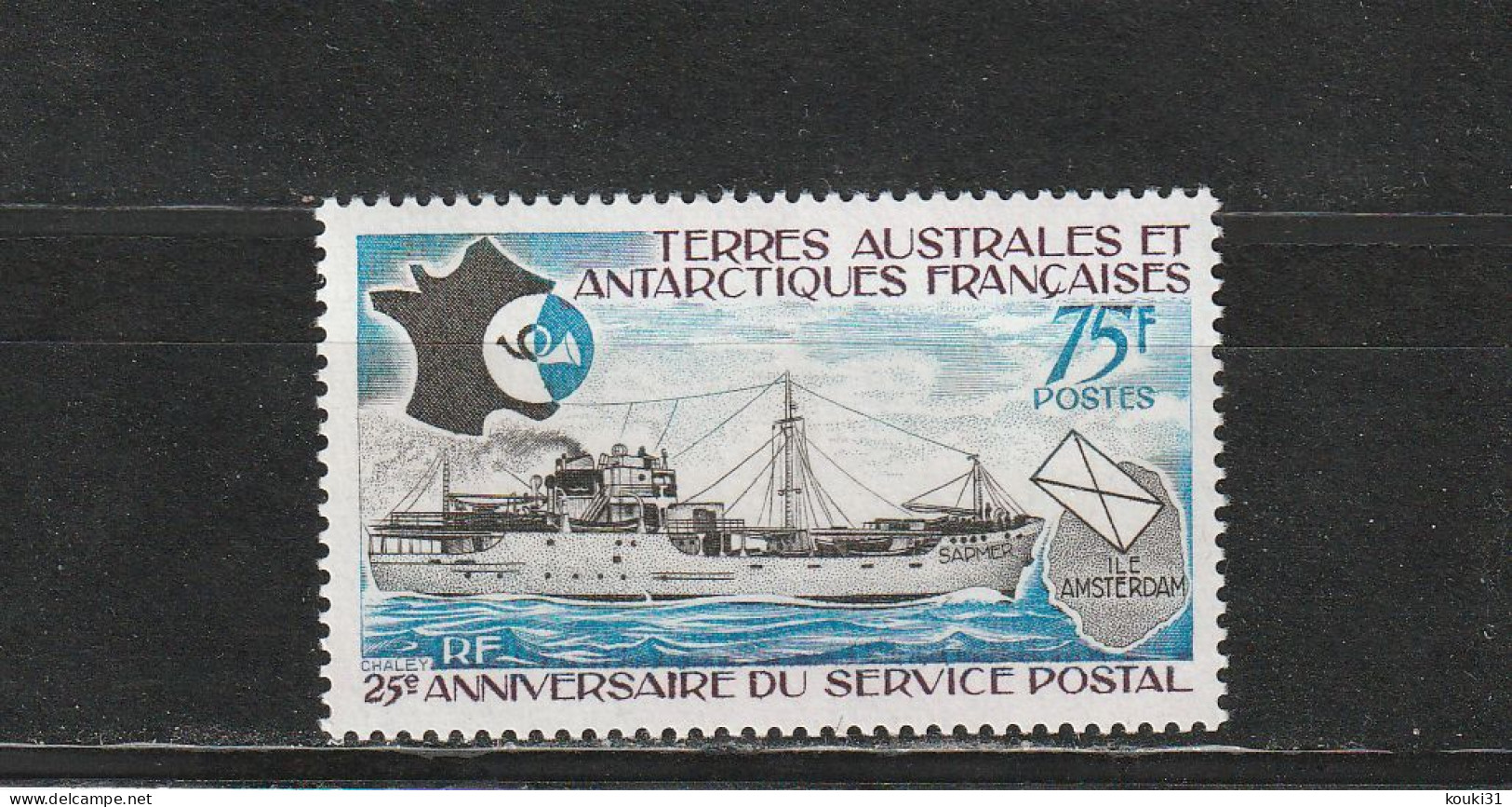 TAAF YT 54 ** : Service Postal - 1974 - Unused Stamps