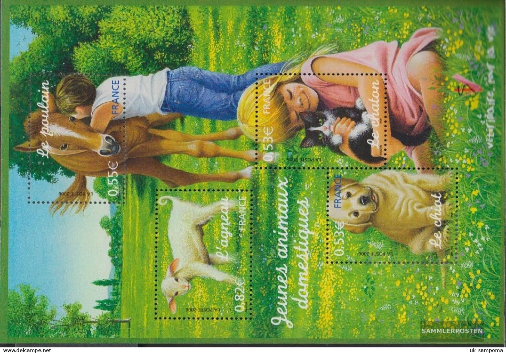 France Block52 (complete Issue) Unmounted Mint / Never Hinged 2006 Boy Pets - Ungebraucht