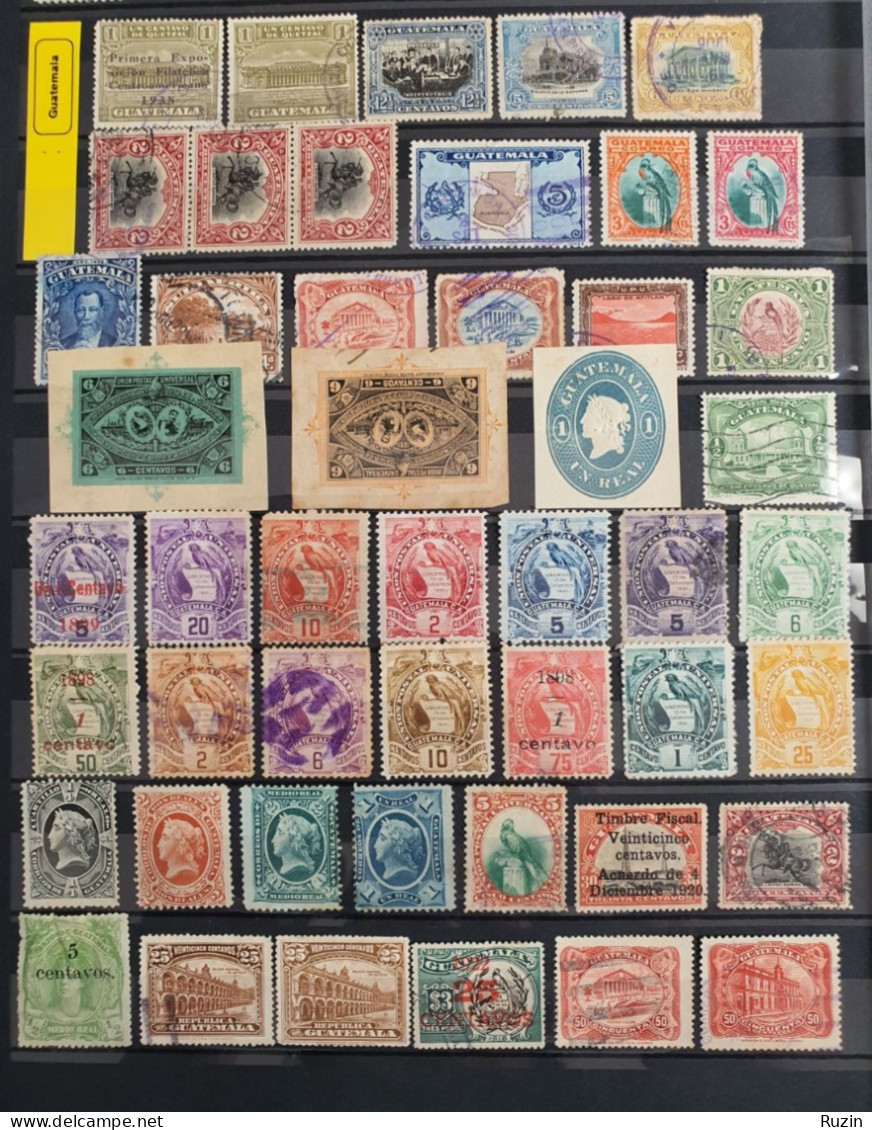 Guatemala Stamps Collection - Verzamelingen (zonder Album)