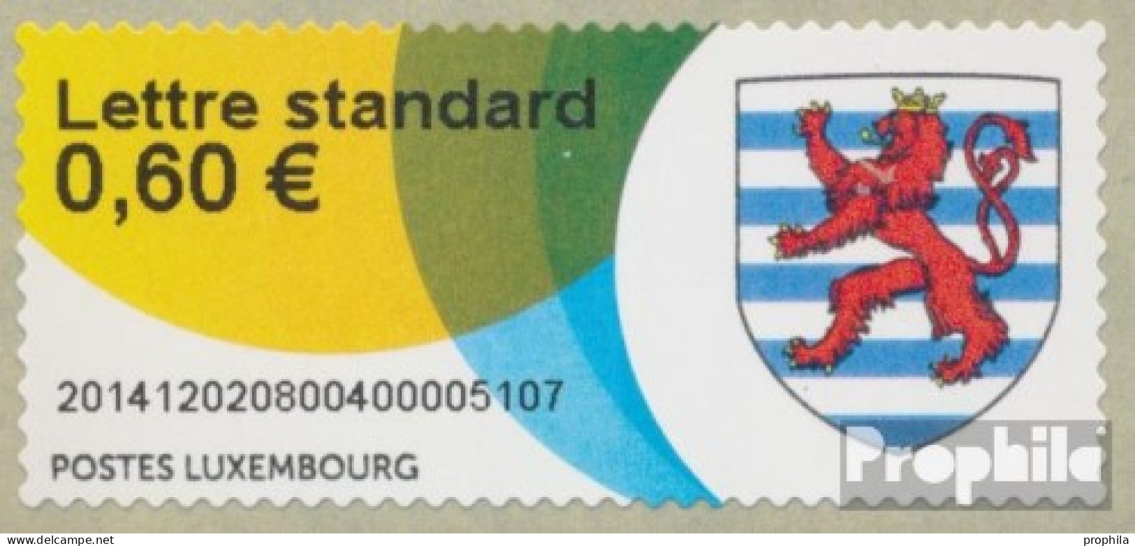 Luxemburg ATM7I, 0.60 Nominale Postfrisch 2014 Automatenmarke - Nuovi