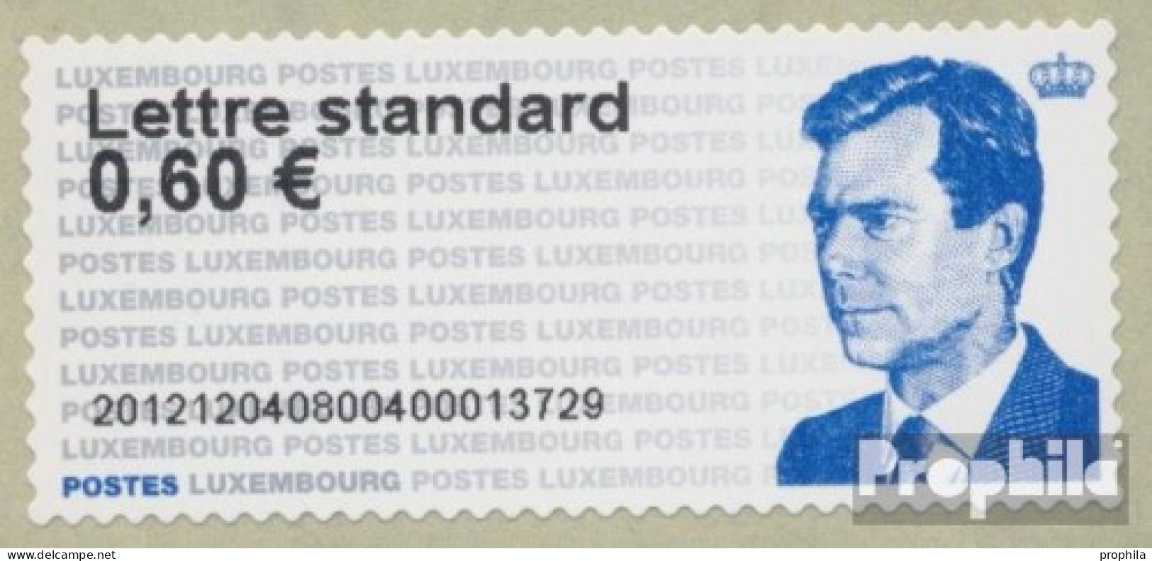 Luxemburg ATM6, 0.60 Nominale Postfrisch 2012 Automatenmarke - Unused Stamps