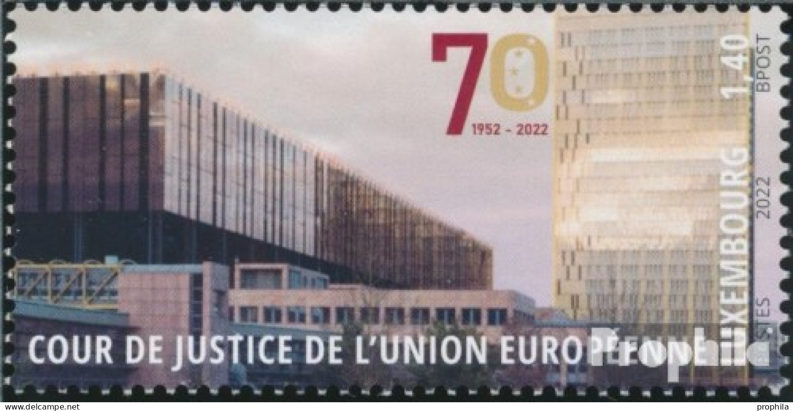 Luxemburg 2324 (kompl.Ausg.) Postfrisch 2022 Europäischer Gerichtshof - Nuovi