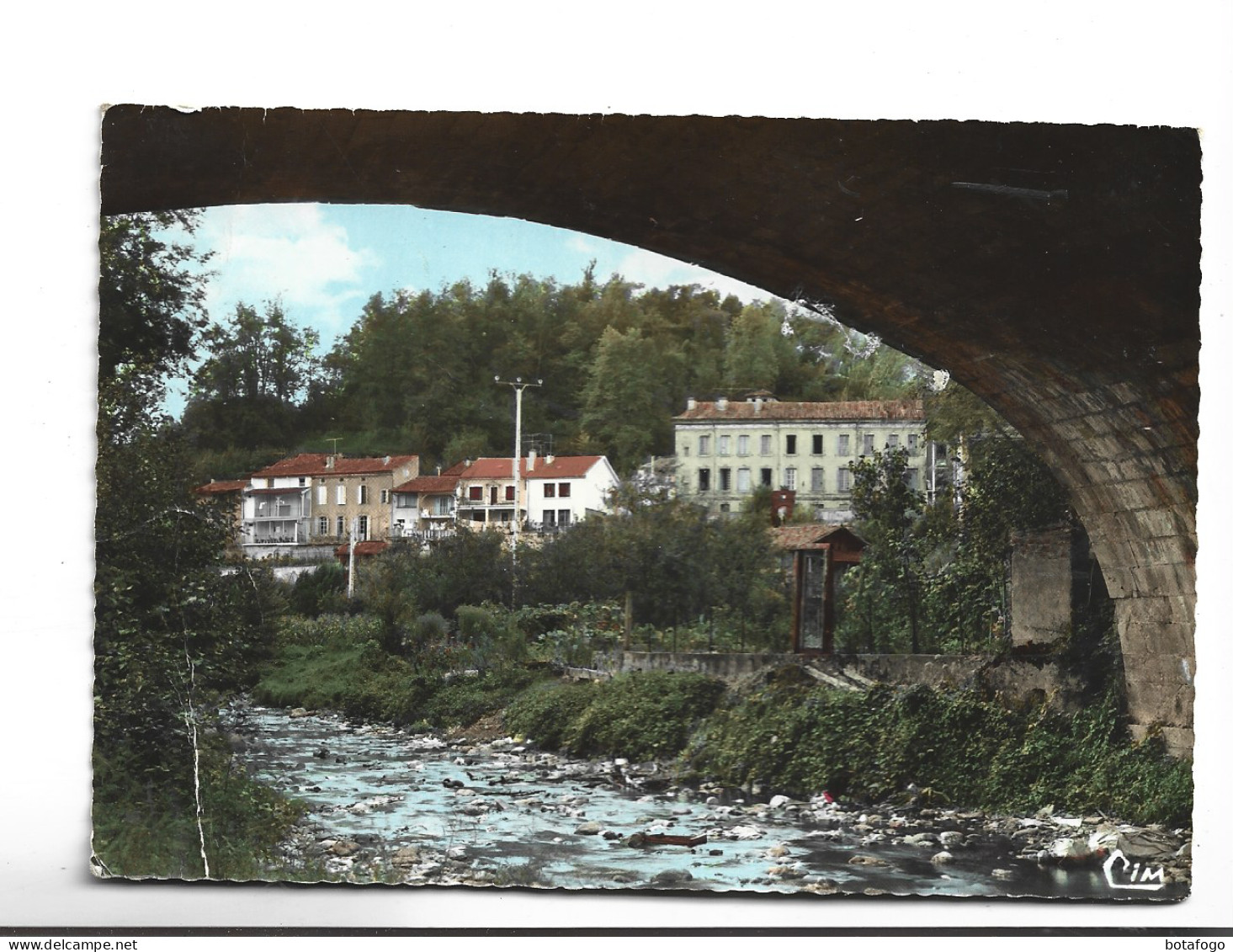 CPM DPT 09 LA BASTIDE DE SEROU ,PONT SUR L ARIZE QUARTIER DE LA FAURIE - Other & Unclassified