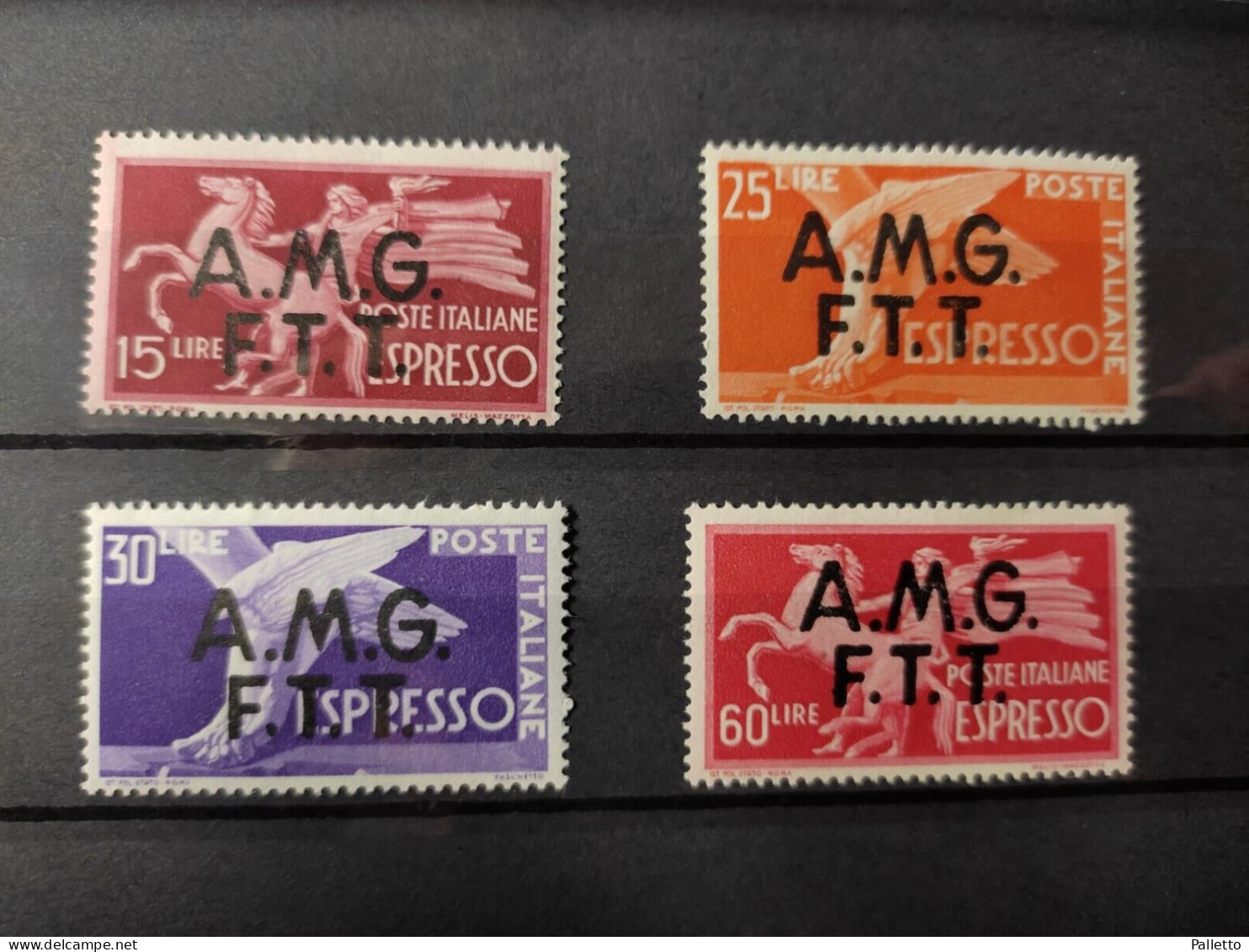 TRIESTE  A - Espressi Serie Completa Sass S 44 MNH Ottima Qualità - Paketmarken/Konzessionen