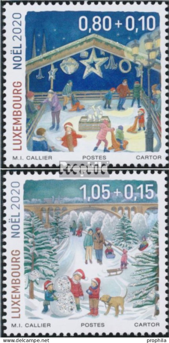 Luxemburg 2249-2250 (kompl.Ausg.) Postfrisch 2020 Weihnachten - Nuevos