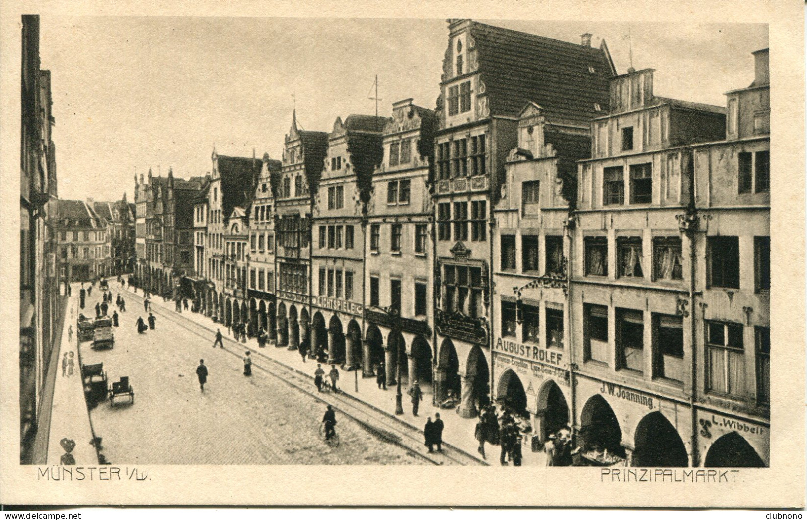 CPA - MUNSTER I.W-  PRINZIPALMARKT  (IMPECCABLE) - Muenster