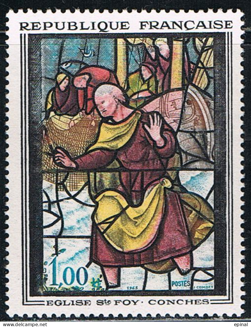 FRANCE : N° 1377 ** (Vitrail De L'église Sainte-Foy, à Conches) - PRIX FIXE - - Unused Stamps