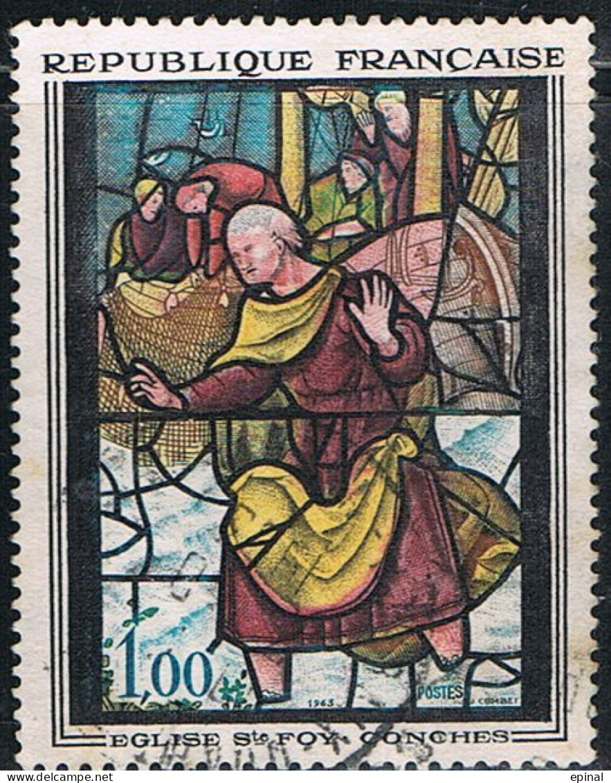 FRANCE : N° 1377 Oblitéré (Vitrail De L'église Sainte-Foy, à Conches) - PRIX FIXE - - Used Stamps