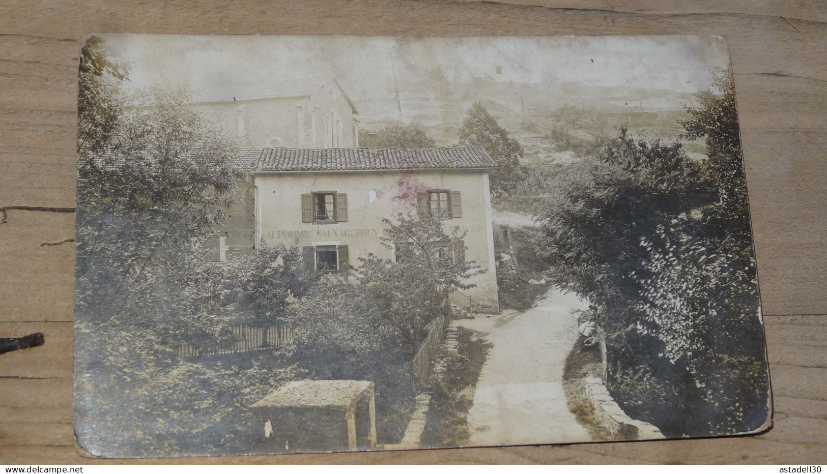 Carte Photo Au Pommier Sauvage, BRUN à Identifier ................18628 - Zu Identifizieren