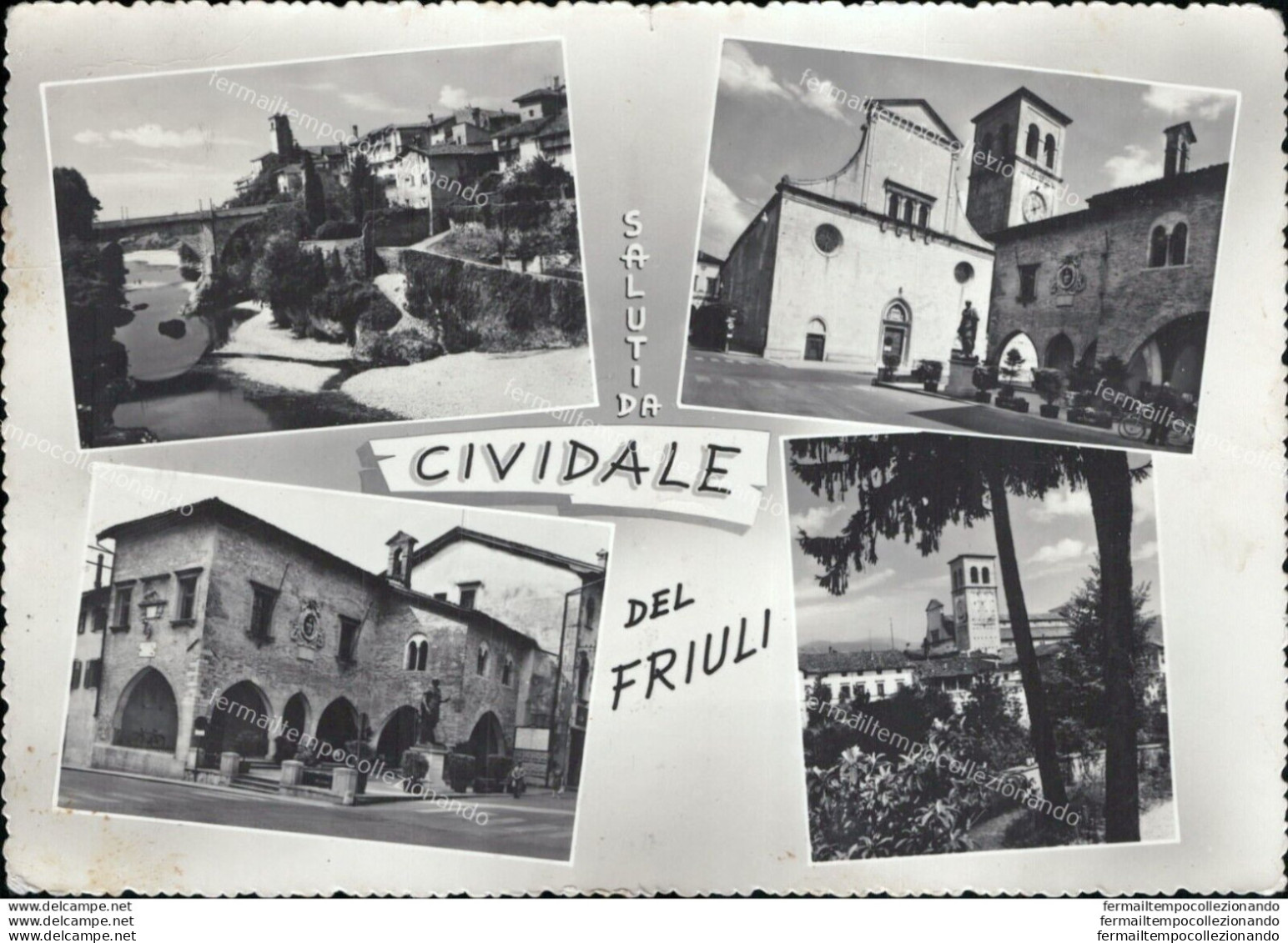 Ar111 Cartolina Saluti Da Cividale Del Friuli Provincia Di Udine - Udine