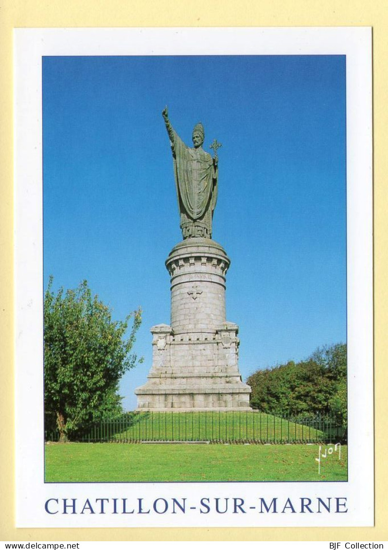 51. CHATILLON-SUR-MARNE – Statue D'Urbain II (voir Scan Recto/verso) - Châtillon-sur-Marne