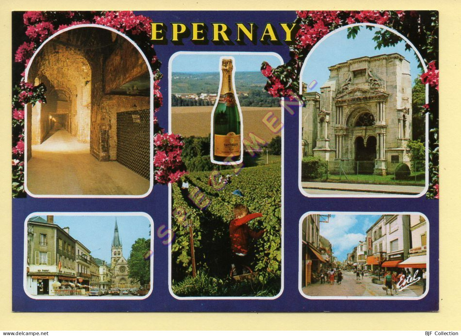 51. EPERNAY - Multivues - Bouteille De Champagne (voir Scan Recto/verso) - Epernay