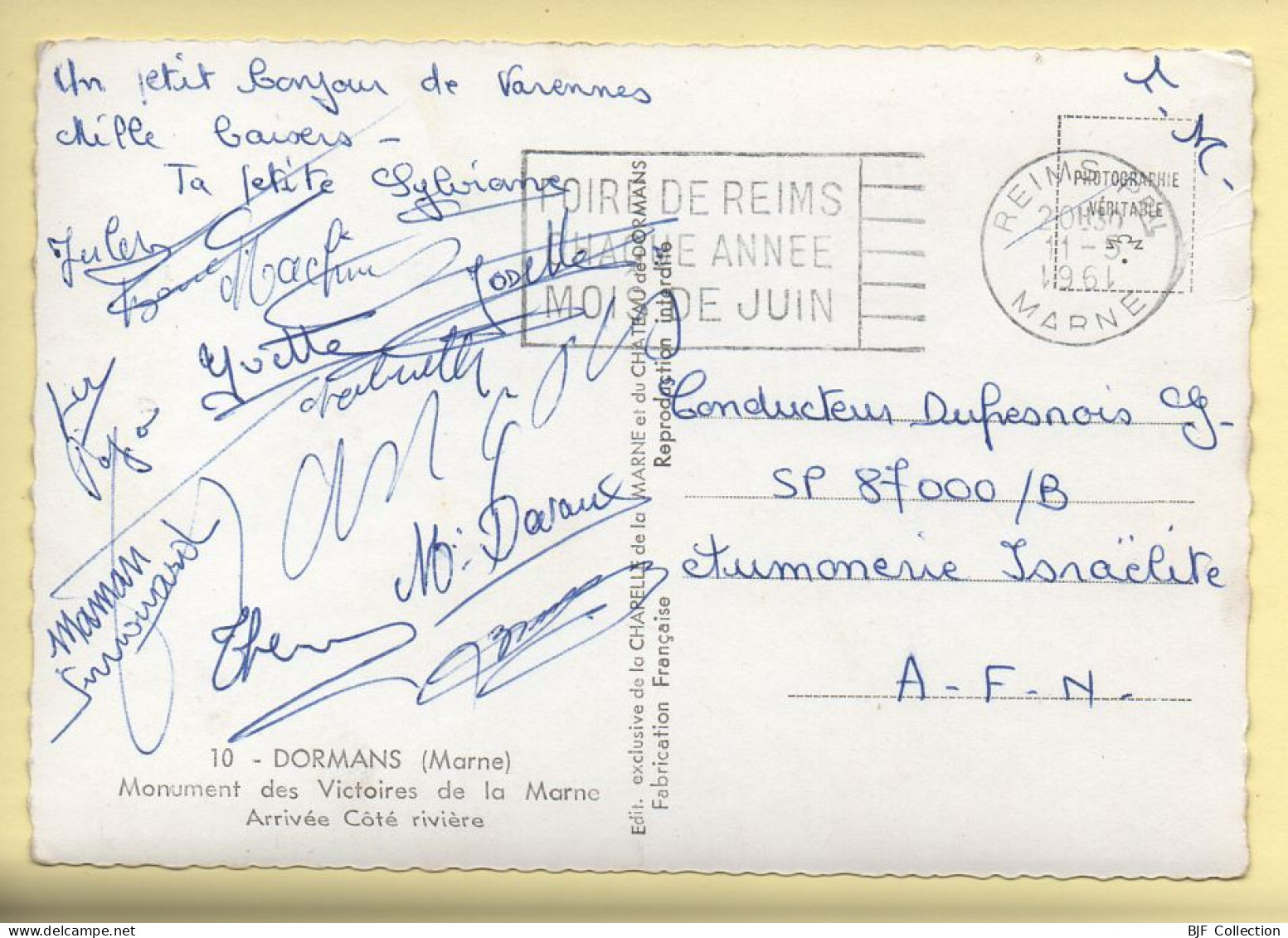 51. DORMANS – Monument Des Victoires De La Marne / Arrivée Côté Rivière / CPSM (voir Scan Recto/verso) - Dormans