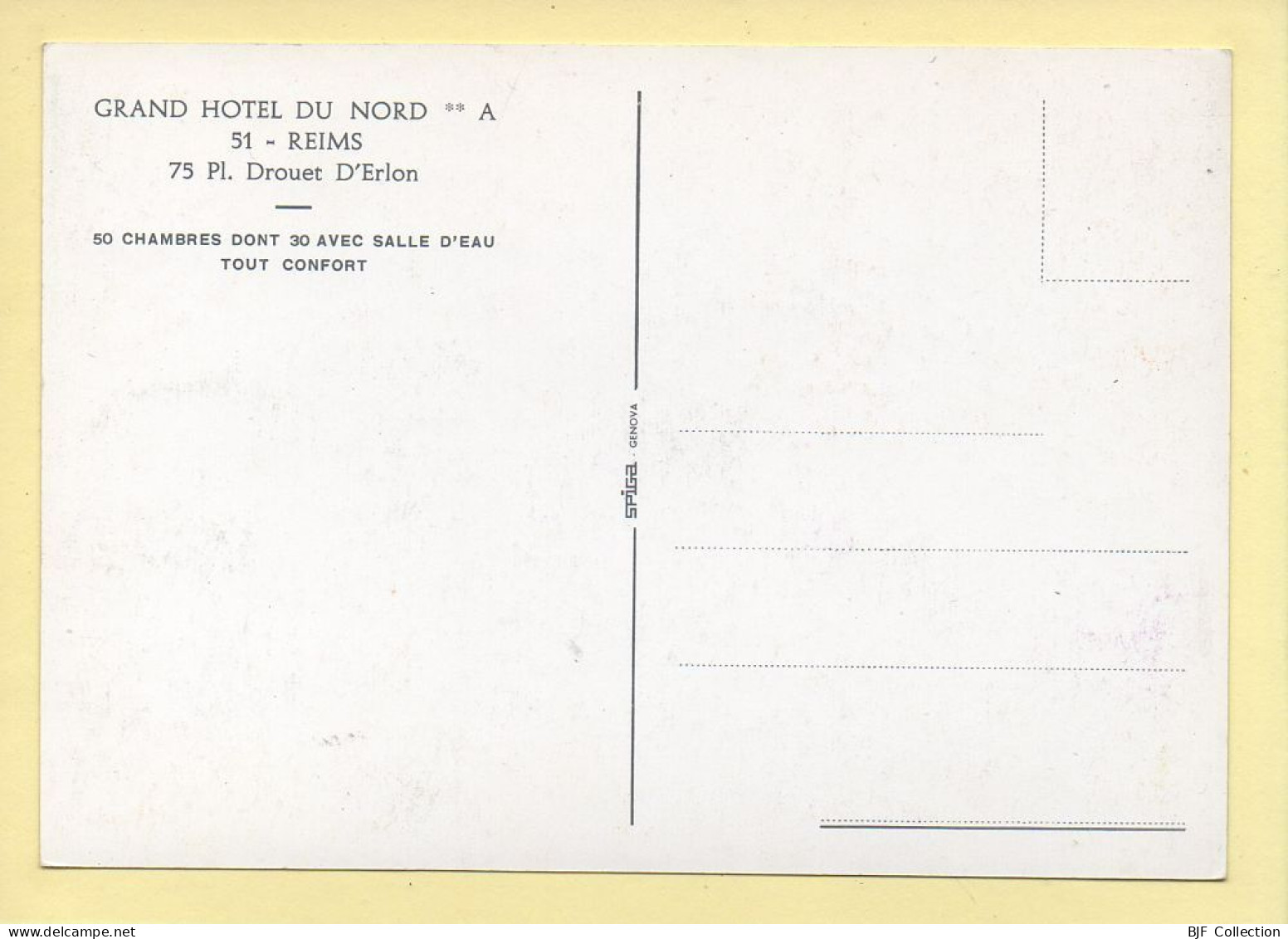 51. REIMS – Grand Hotel Du Nord / 75 Place Drouet D'Erlon / Multivues / Bouchon (voir Scan Recto/verso) - Reims