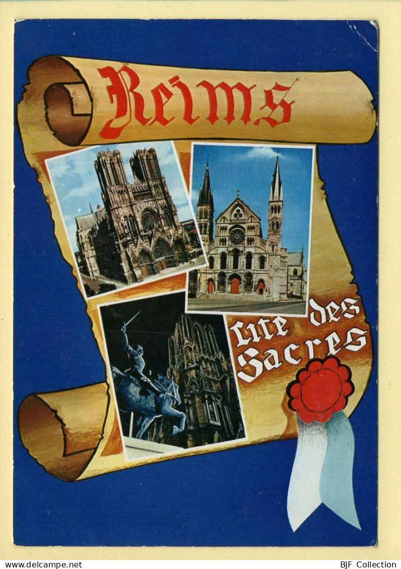 51. REIMS – Multivues / Blason / Parchemin (voir Scan Recto/verso) - Reims