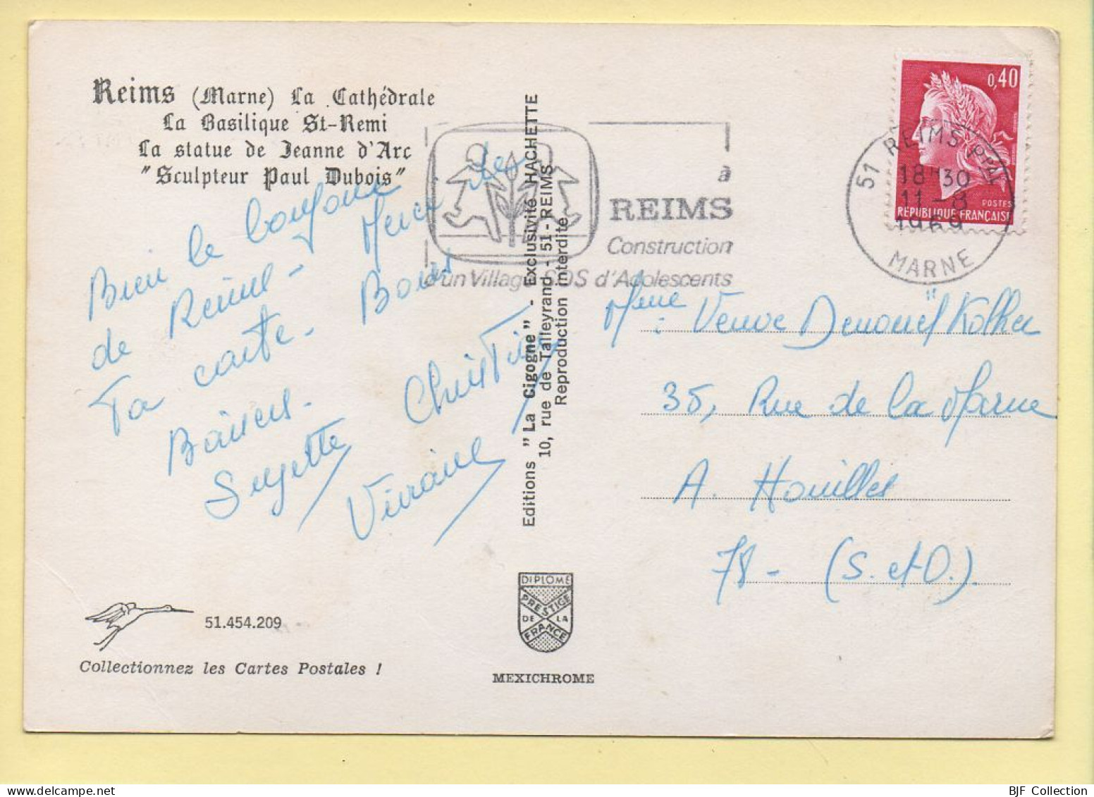 51. REIMS – Multivues / Blason / Parchemin (voir Scan Recto/verso) - Reims